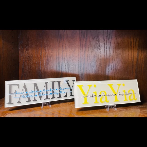 CUSTOM tiles ❤️🤍 - Picture 1 of 7